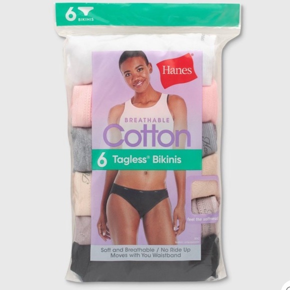 NWT Hanes Cool Comfort Bikini Underwear Pack of 3 Size Small - Picture 2 of 4